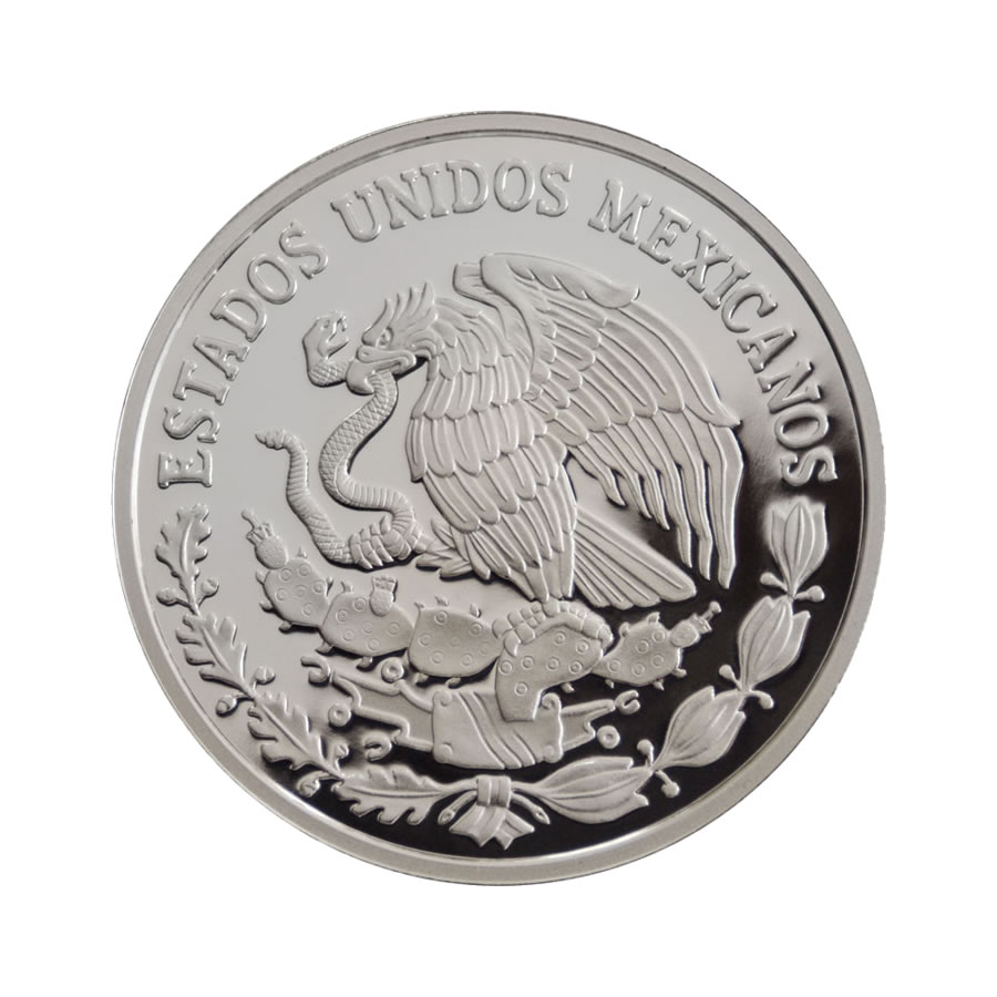 メキシコ CASA DE MONEDA DE MEXICO 1986年 5ONZAS LEY999 銀貨 メキシコ CASA DE MONEDA DE MEXICO 1986年 5ONZAS LEY999 銀貨