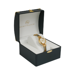 Reloj Columnaria Chapa de Oro para dama