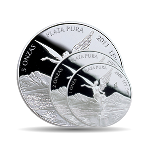 de nuevo ozono baño Serie Libertad, Plata Proof